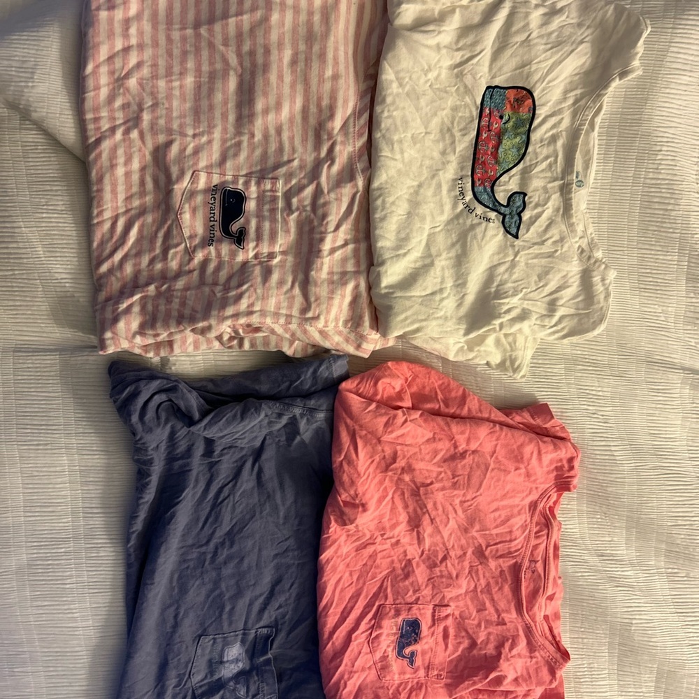 Girls Vineyard Vines Short Sleeved Shirts Bundle